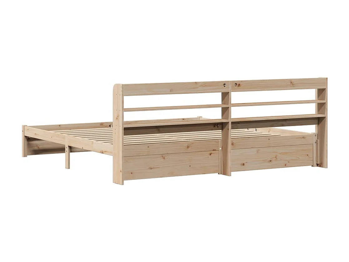 Bettgestell mit Kopfteil ohne Matratze 180x200 cm