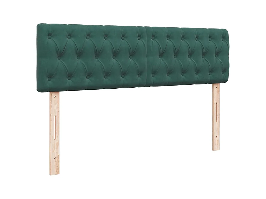 Estructura de cama otomana con colchón verde oscuro 140x200 cm