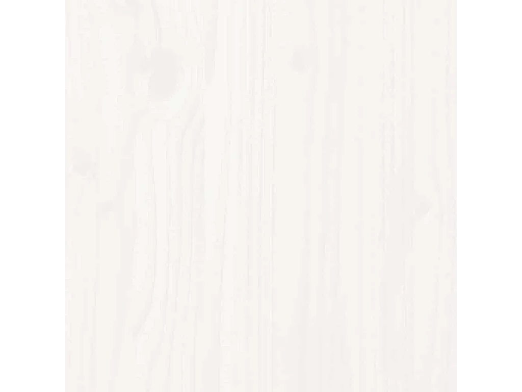 Cadre de lit sans matelas blanc 90x200 cm bois de pin massif