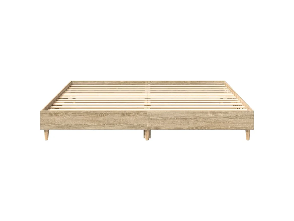 Giroletto senza Materasso Rovere Sonoma 180x200cm in Truciolato