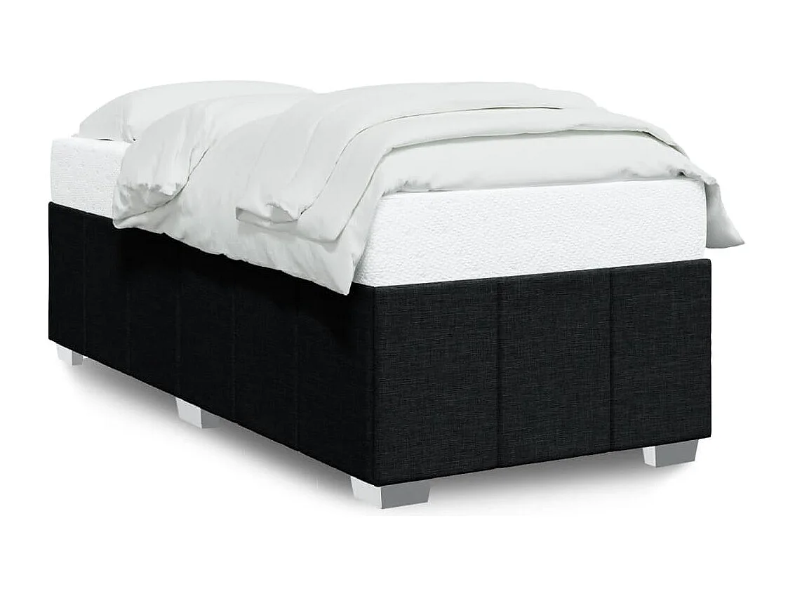 Bettgestell ohne Matratze Schwarz 90x200 cm Stoff