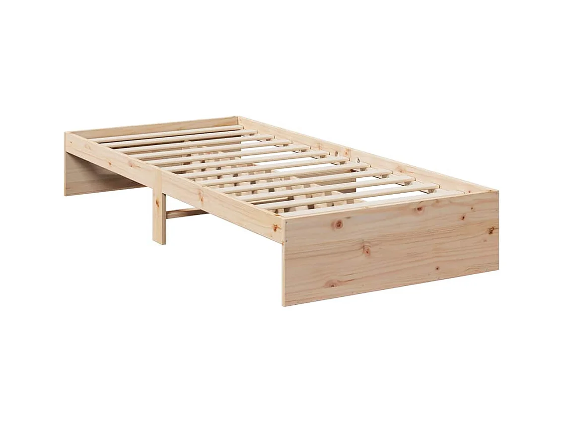 Dormeuse senza Materasso 100x200 cm in Legno Massello di Pino