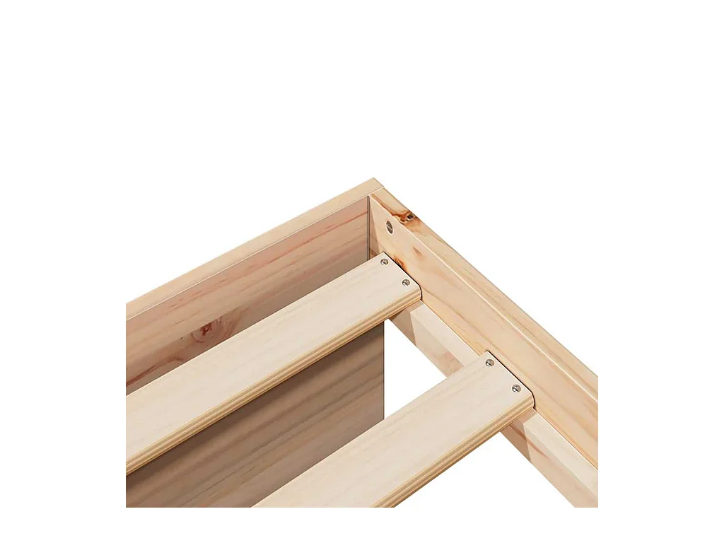 Dormeuse senza Materasso 100x200 cm in Legno Massello di Pino