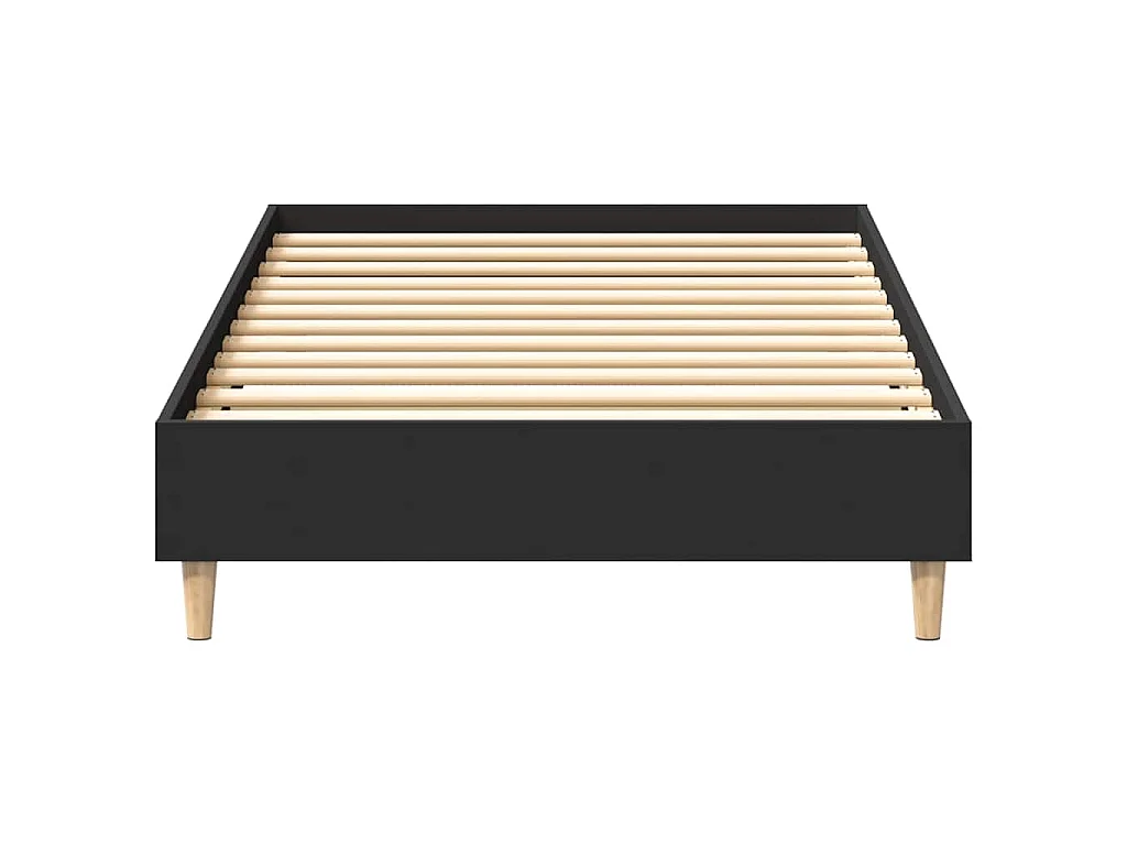 Bettgestell ohne Matratze Schwarz 90x190 cm Holzwerkstoff