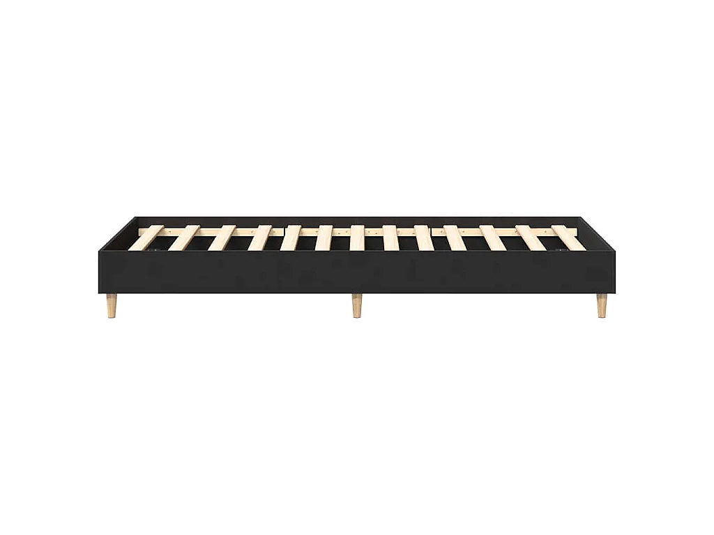 Bettgestell ohne Matratze Schwarz 90x190 cm Holzwerkstoff