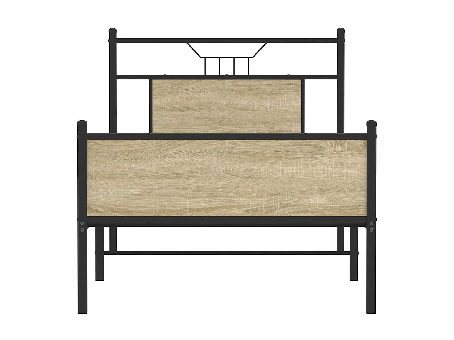 Giroletto senza Materasso Rovere Sonoma 90x200 cm in Truciolato