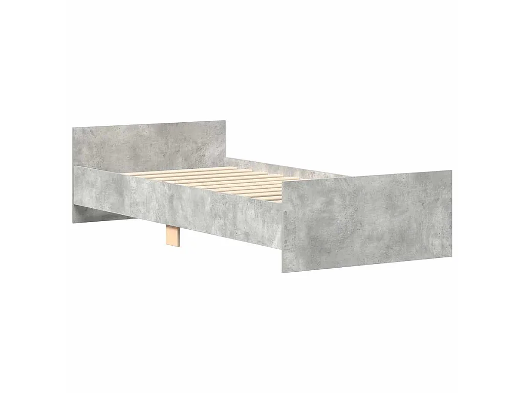 Giroletto Grigio Cemento 90x200 cm in Legno Multistrato