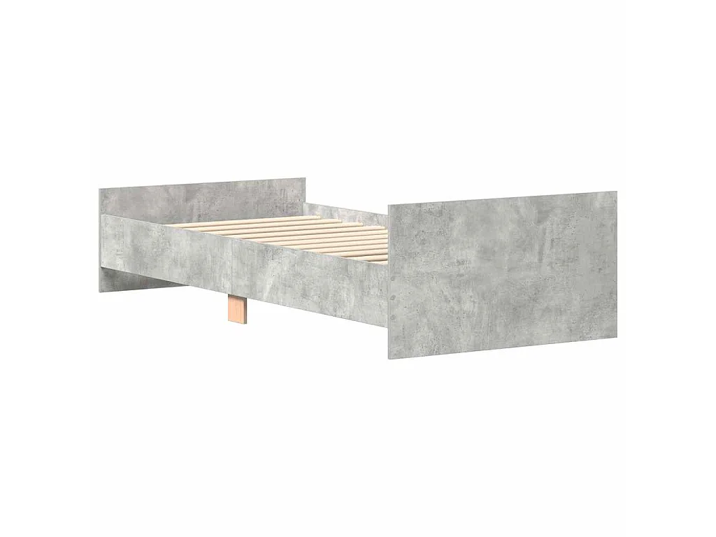 Giroletto Grigio Cemento 90x200 cm in Legno Multistrato