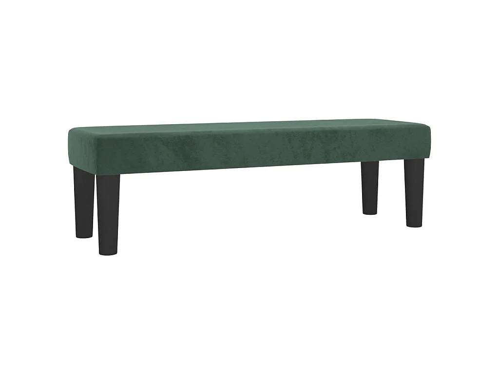 Boxspring met matras fluweel donkergroen 160x200 cm