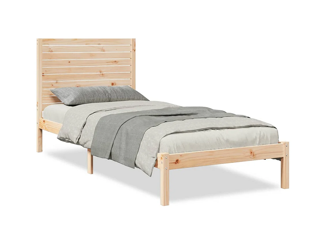 Massivholzbett Extra Lang ohne Matratze 100x210 cm