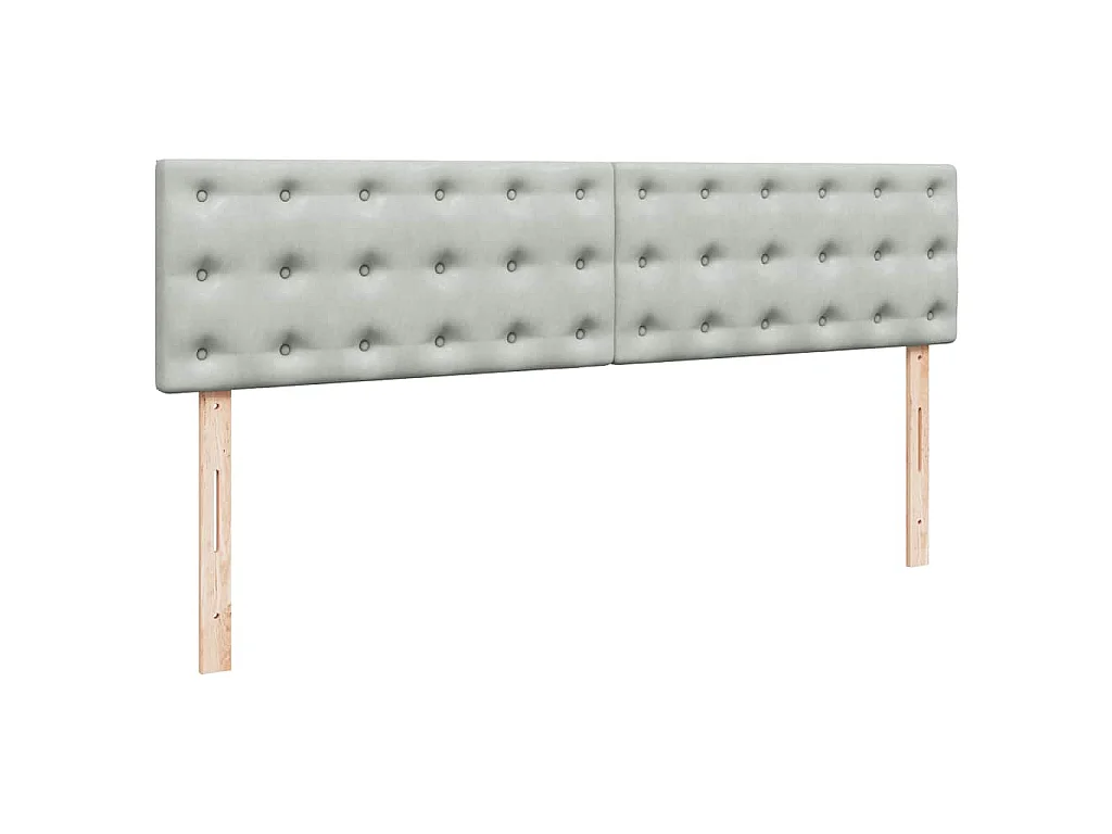 Estructura de cama otomana con colchón gris claro 180x200cm