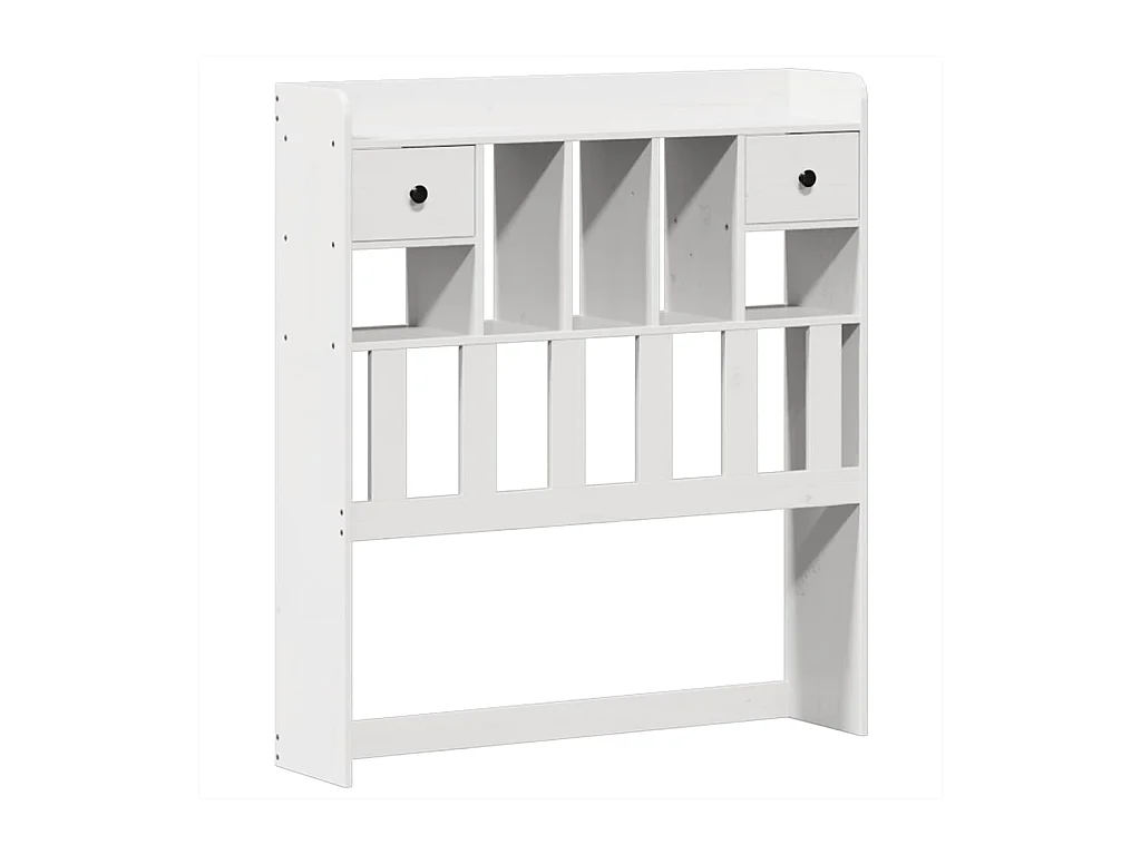 Cadre de lit sans matelas blanc 90x190 cm bois de pin massif