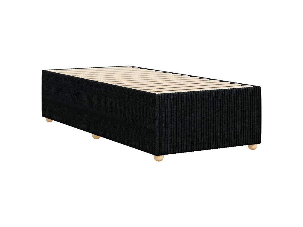 Bedframe zonder matras 90x200 cm stof zwart