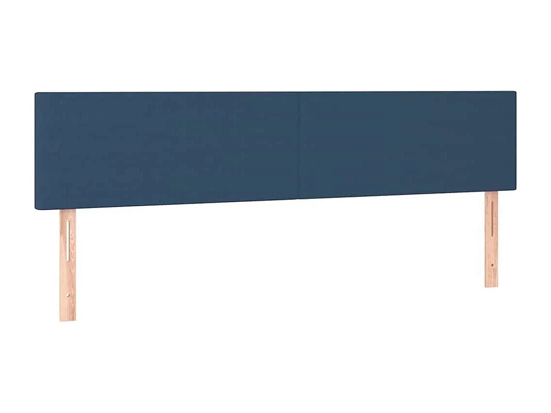 Ottoman bed met matrassen 180x200cm stof blauw