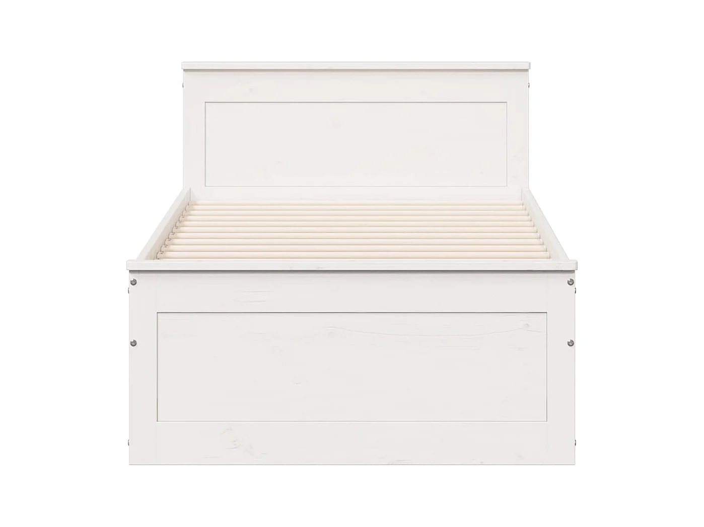 Cadre de lit sans matelas avec tête de lit 90x190 cm pin massif