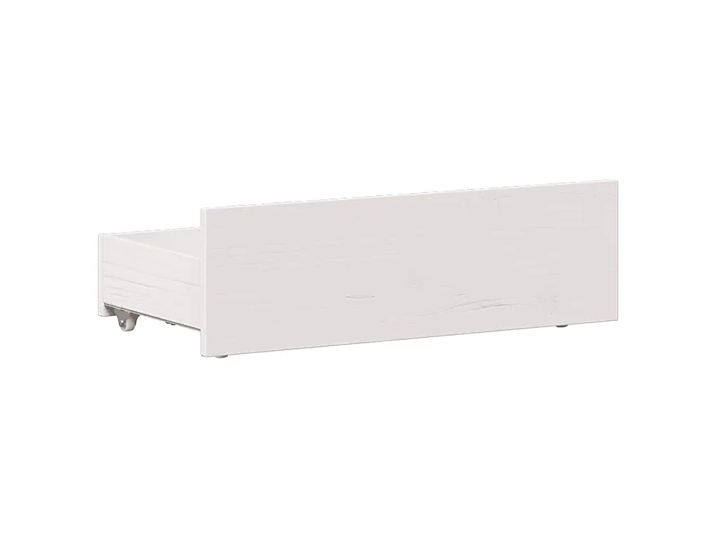 Giroletto senza Materasso con Testiera Bianco 90x190 cm Pino