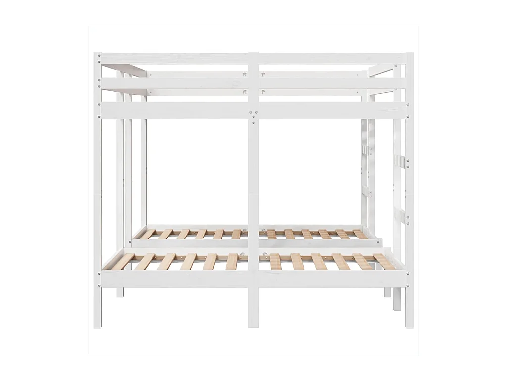 Giroletto Castello Triplo Bianco 160x200/80x160cm Massello Pino