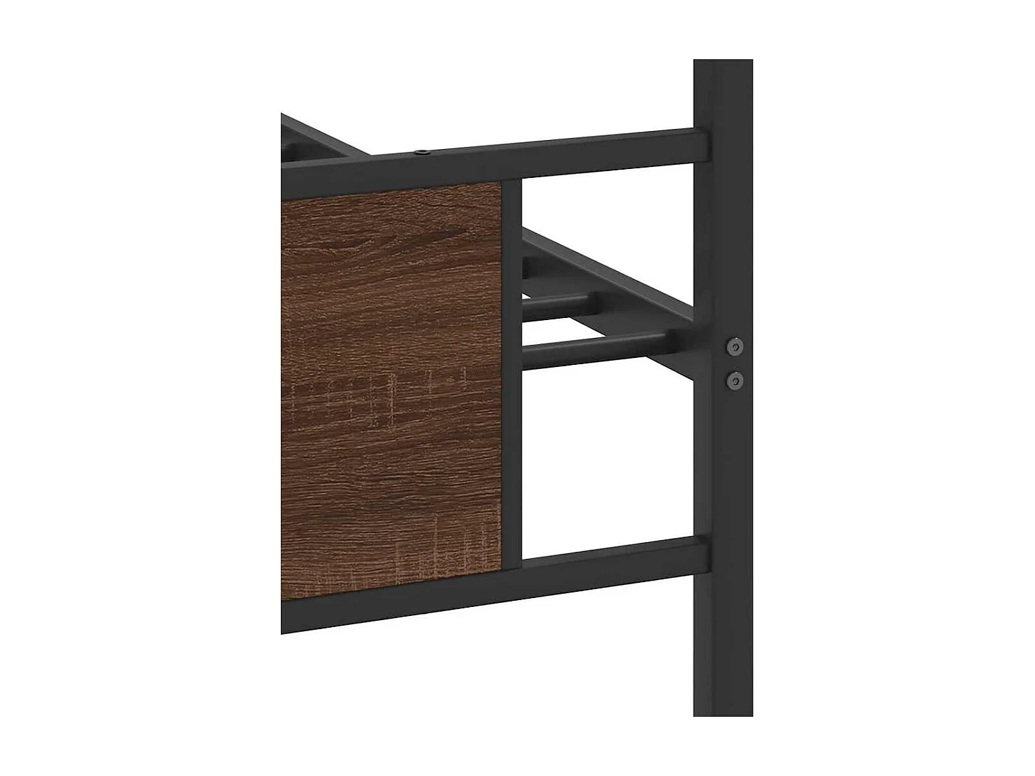 Cadre de lit sans matelas chêne marron 90x200cm bois ingénierie