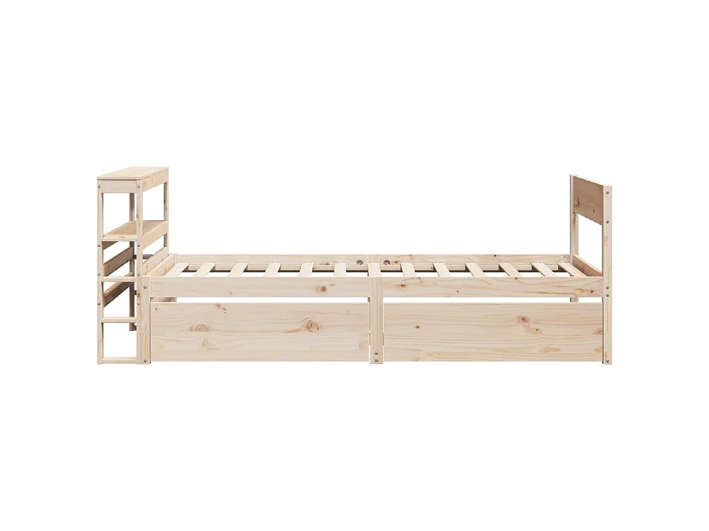 Bedframe zonder matras massief grenenhout 90x190 cm