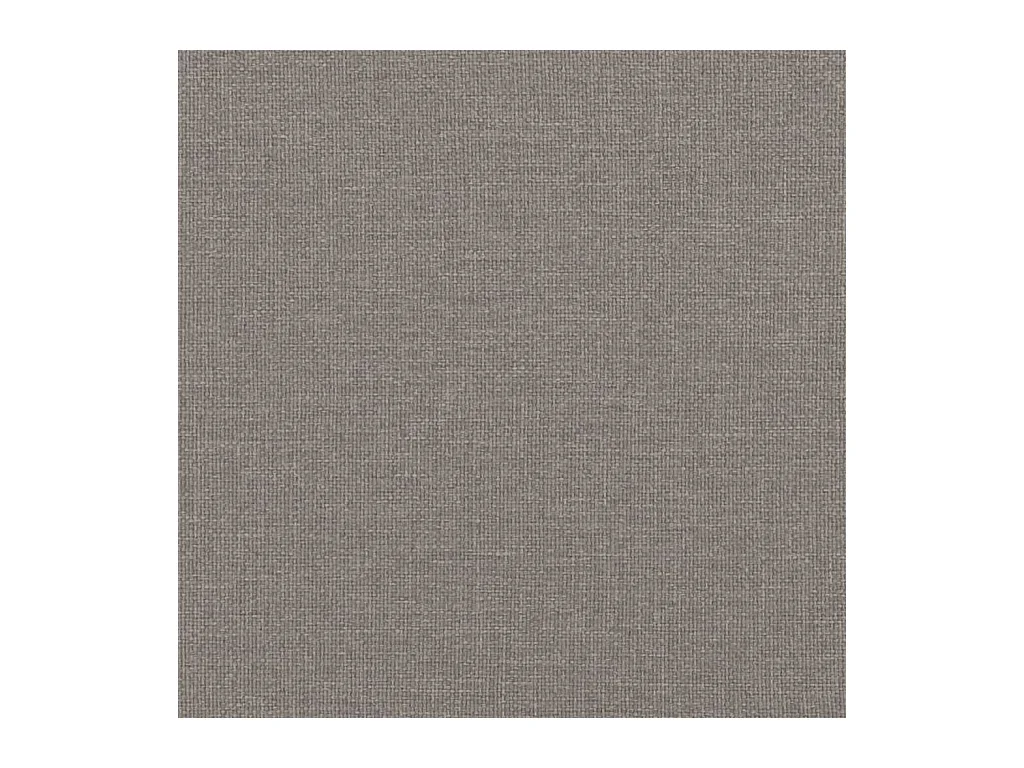 Lit de jour avec gigogne sans matelas taupe 90x200 cm