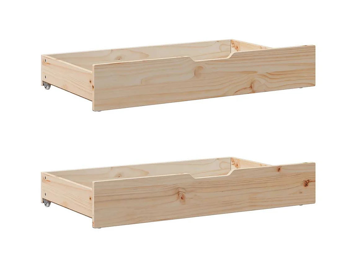 Cadre de lit sans matelas 90x200 cm bois de pin massif