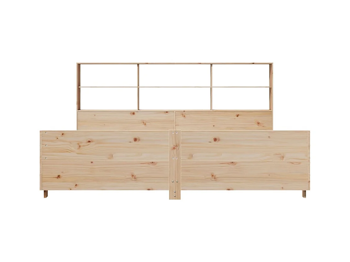 Cadre de lit sans matelas 180x200 cm bois massif de pin