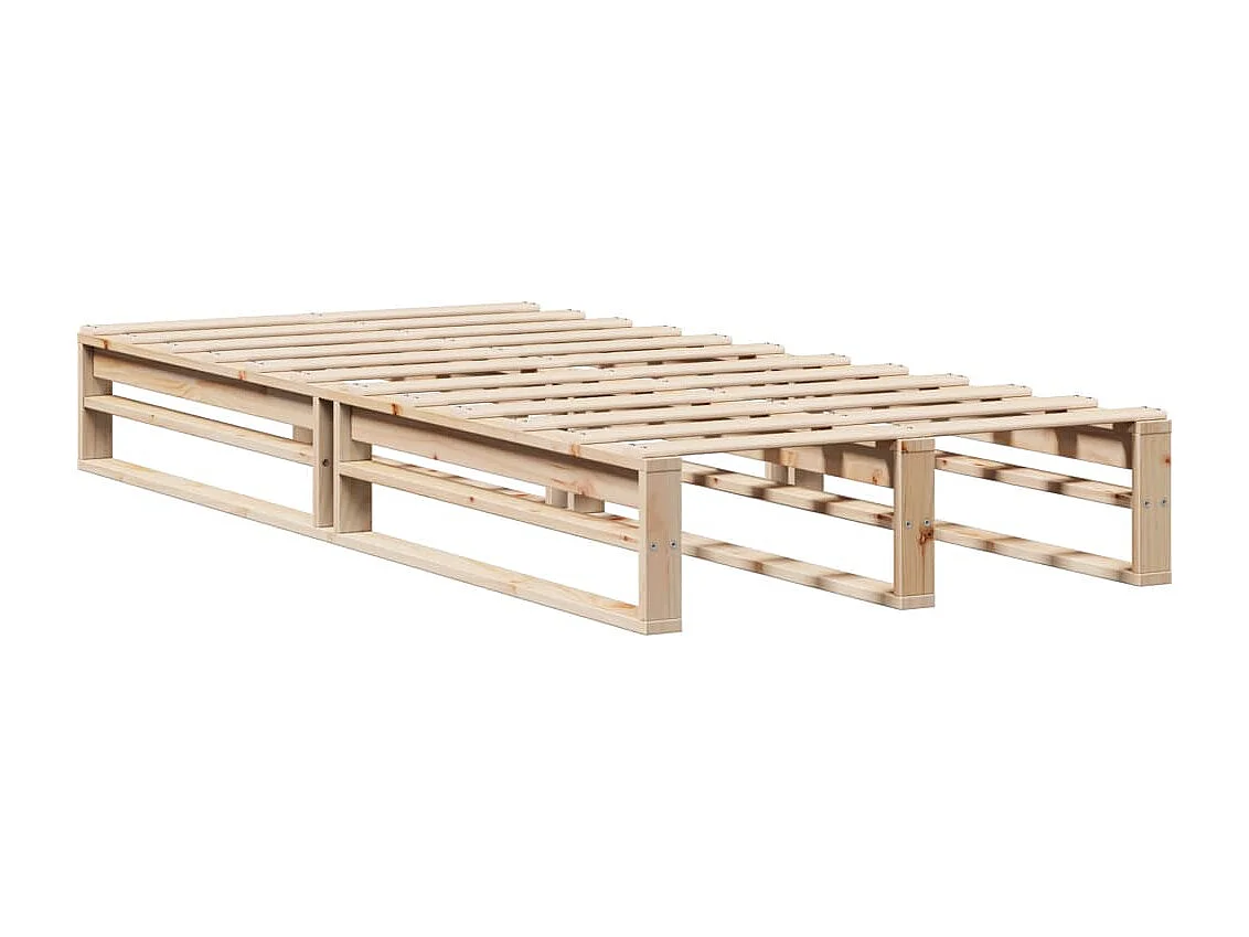Bedframe zonder matras massief grenenhout 90x200 cm