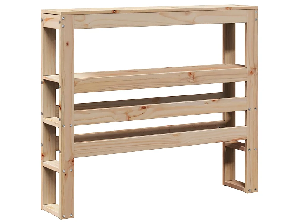 Letto senza Materasso 90x200 cm in Legno Massello di Pino