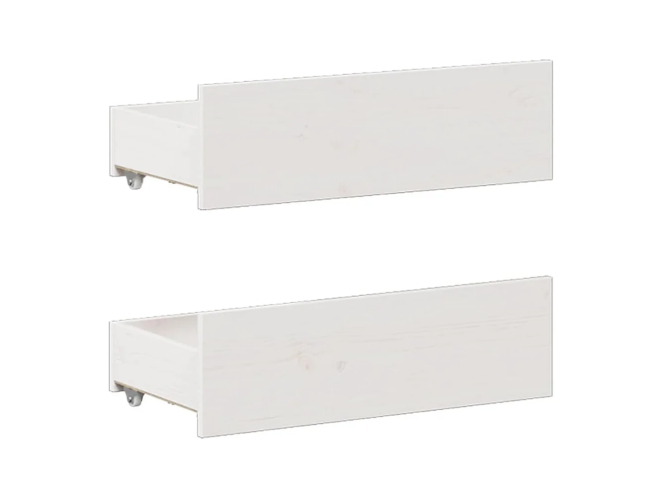 Cadre de lit sans matelas avec tête de lit blanc 140x200 cm pin