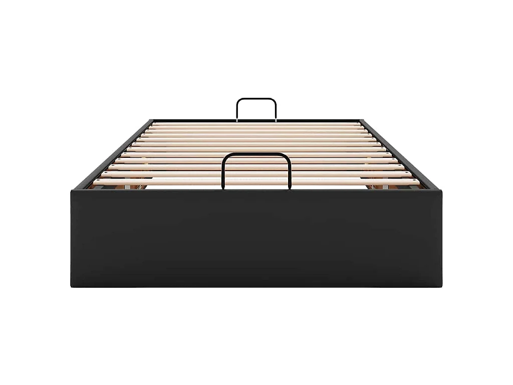 Bedframe zonder matras 90x200 cm kunstleer zwart