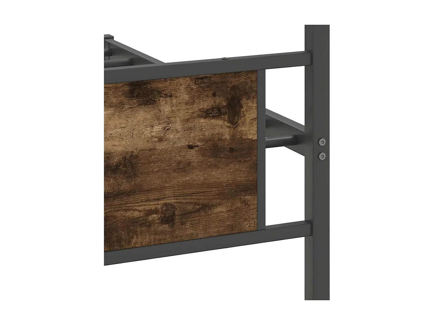 Giroletto senza Materasso Rovere Fumo 100x190 cm in Truciolato