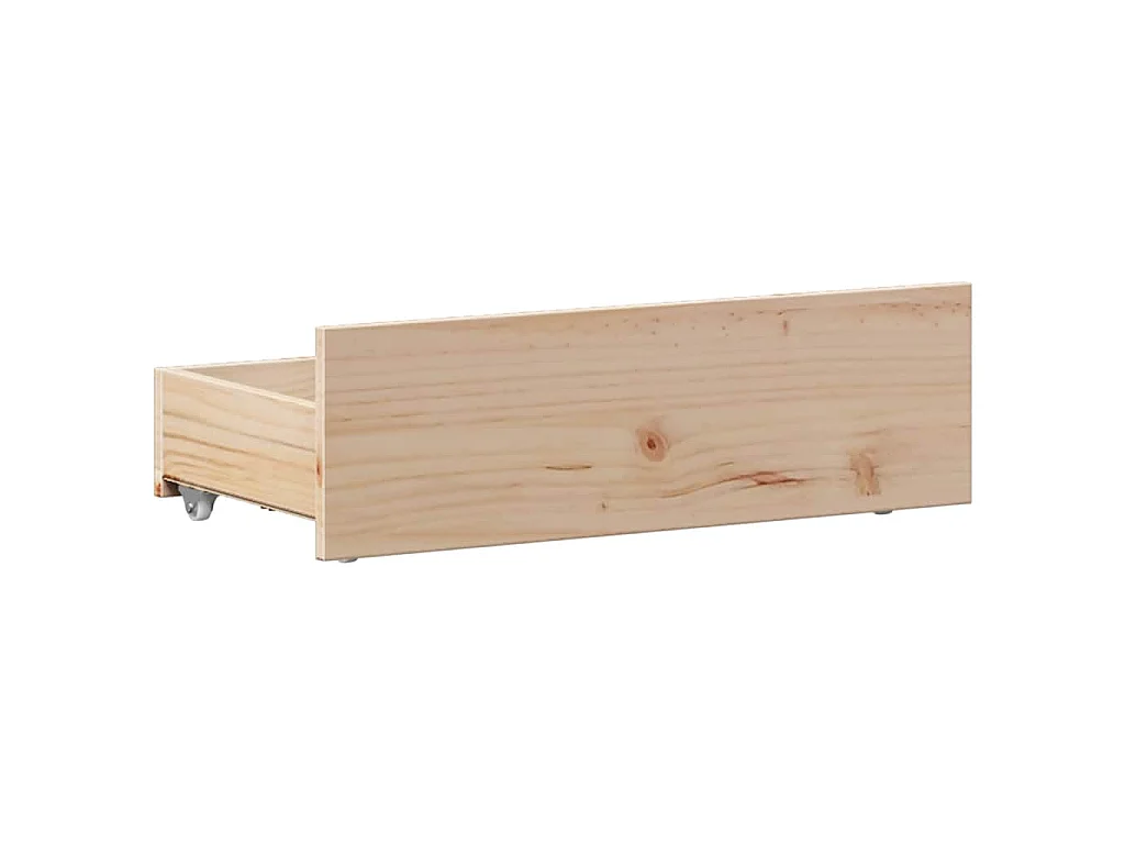 Giroletto senza Materasso con Testiera 90x190 cm Massello Pino