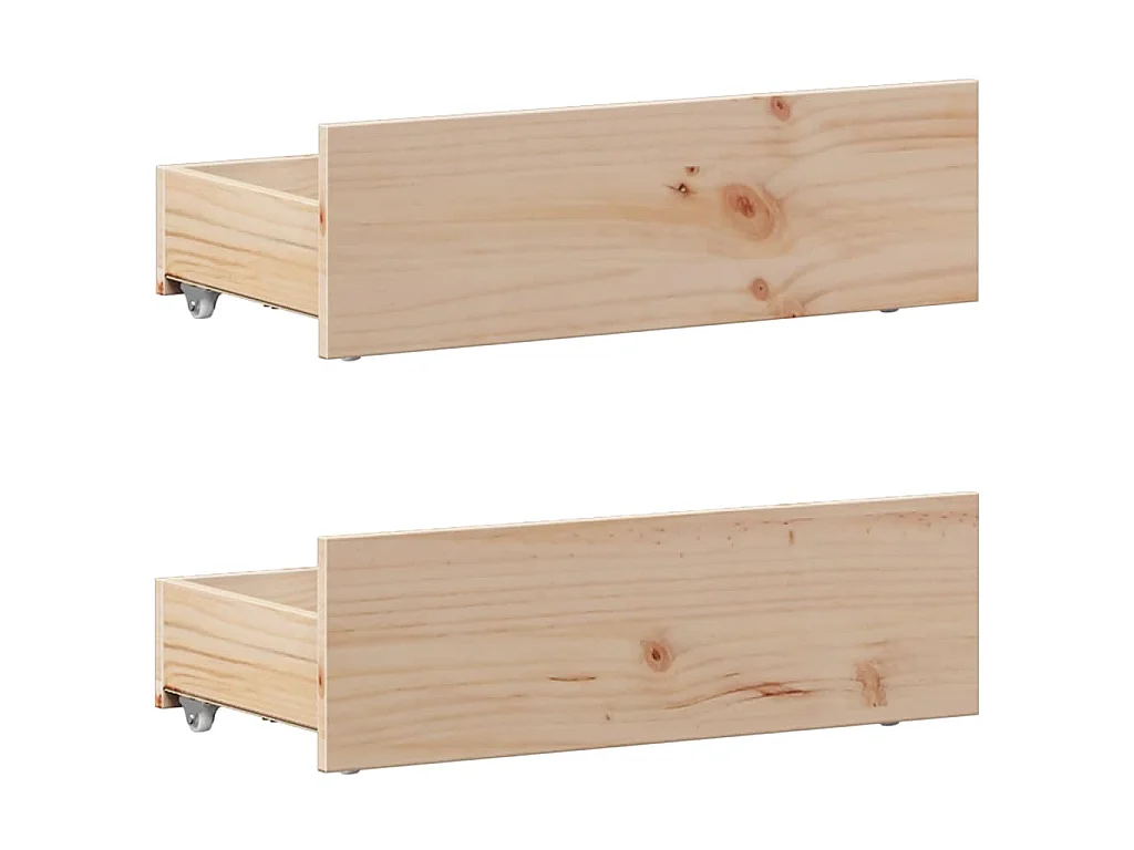 Giroletto senza Materasso con Testiera 90x190 cm Massello Pino