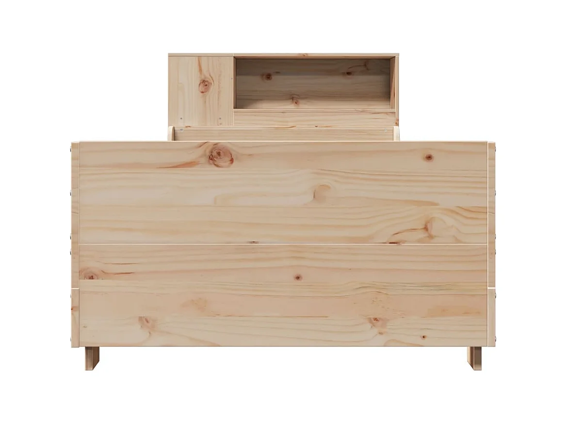 Cadre de lit sans matelas 90x200 cm bois de pin massif