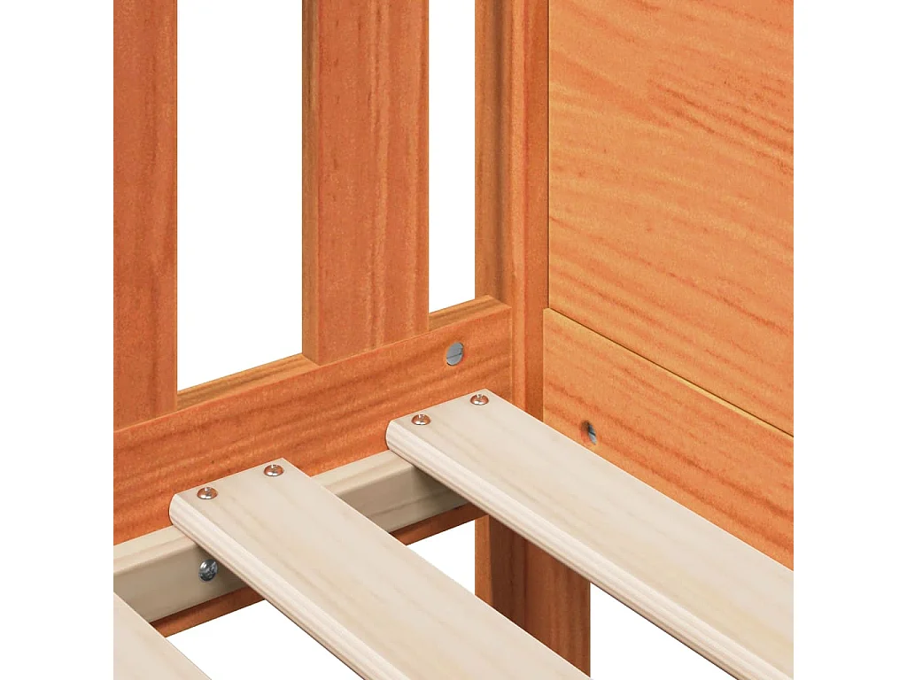 Estructura de cama infantil con cajones madera pino 90x190 cm