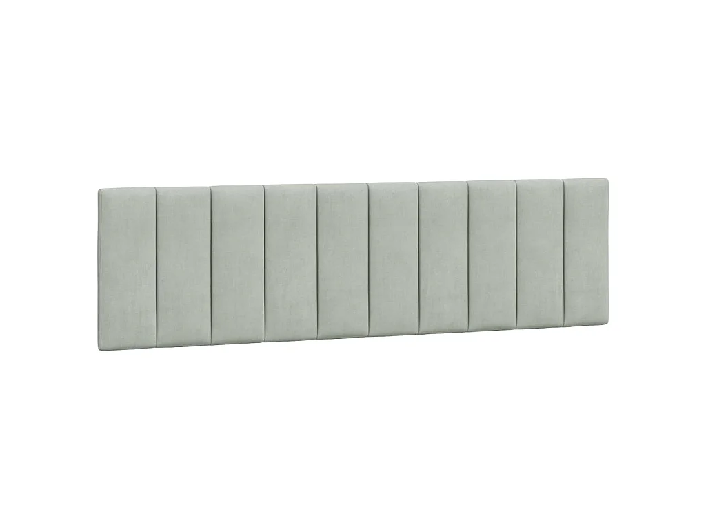 Giroletto senza Materasso Hanko Grigio Chiaro 180x200 cm Velluto
