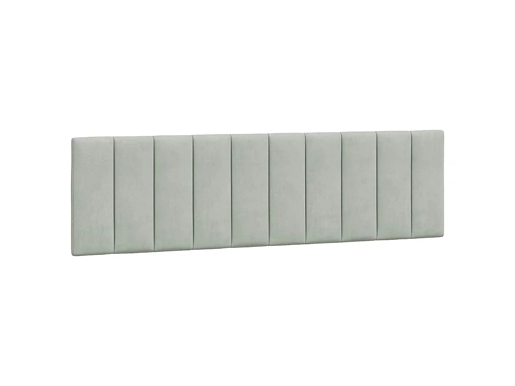 Giroletto senza Materasso Hanko Grigio Chiaro 180x200 cm Velluto