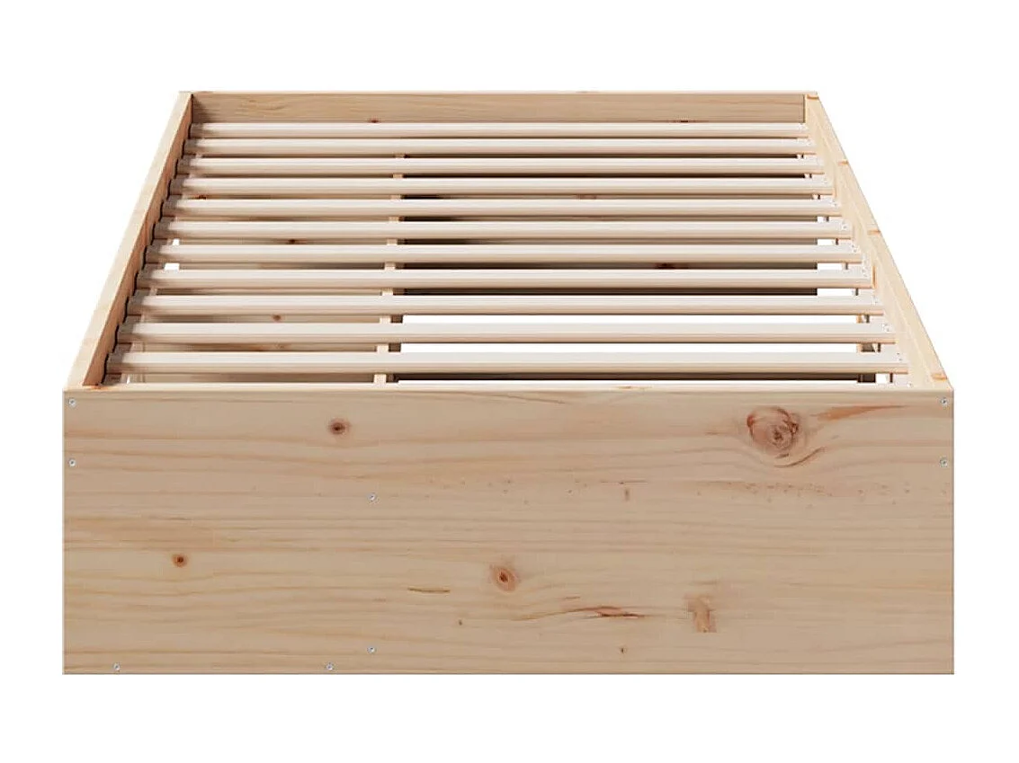 Lit de jour sans matelas 90x200 cm bois de pin massif