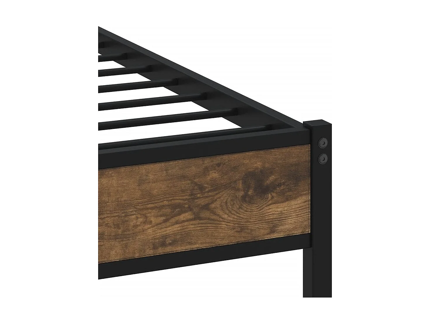 Cama sem colchão com cabeceira 160x200 cm carvalho sonoma