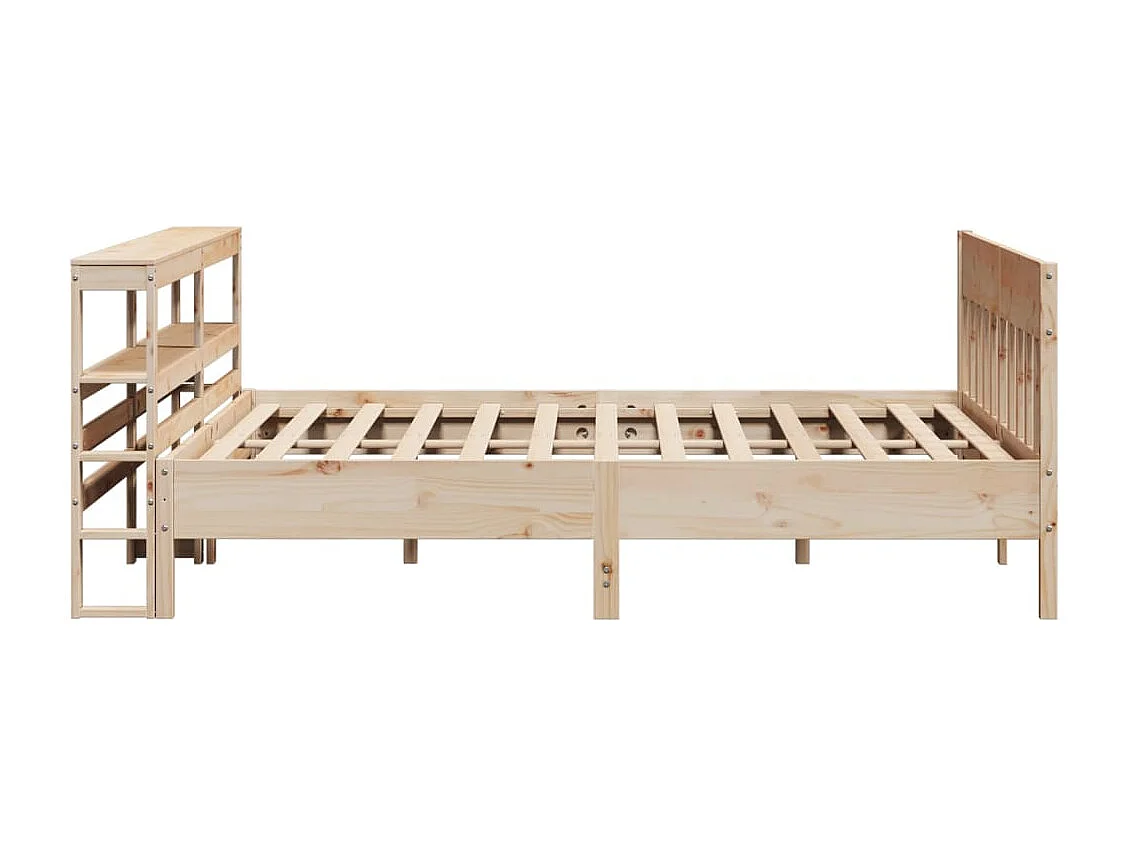 Cadre de lit sans matelas 180x200 cm bois massif de pin