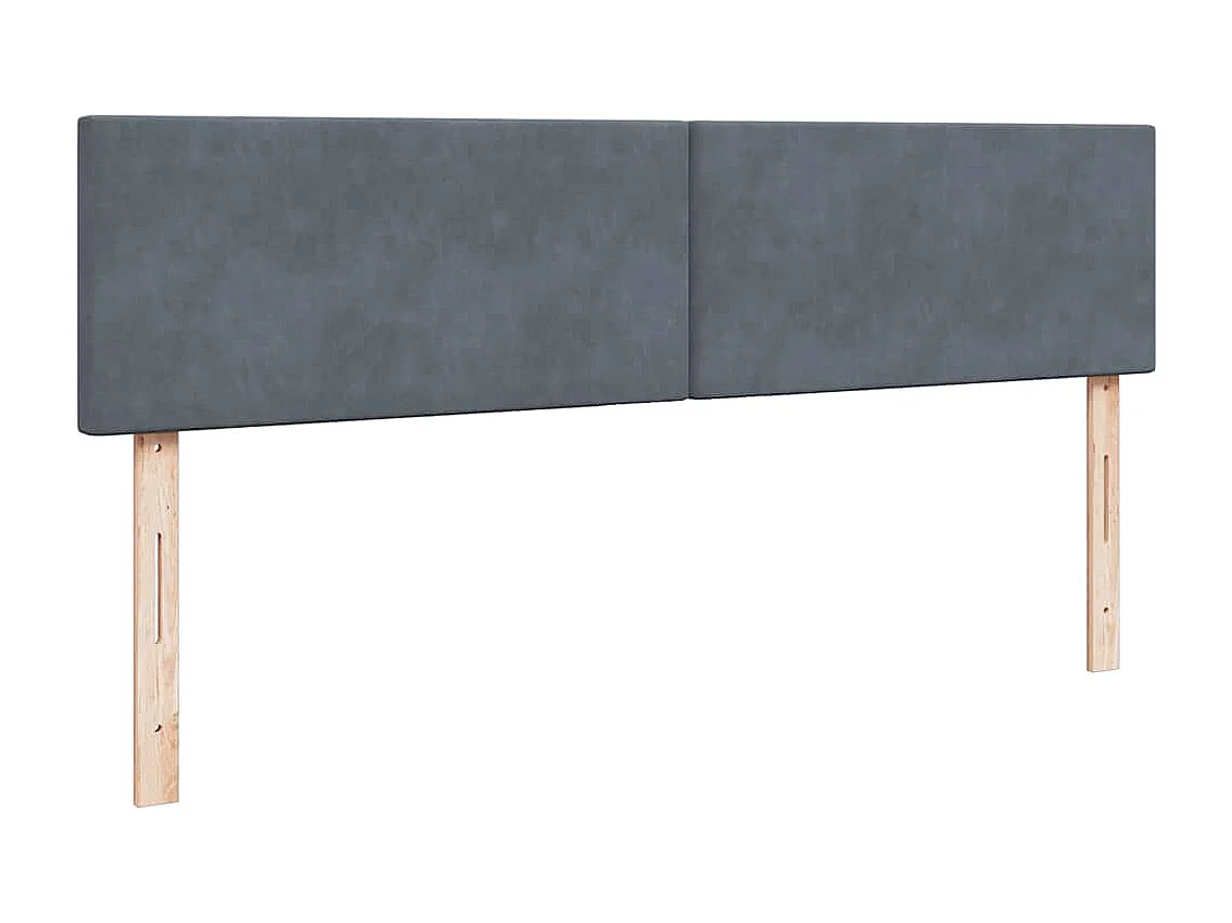 Ottoman-Bett mit Matratze & LEDs Dunkelgrau 160x200 cm Samt