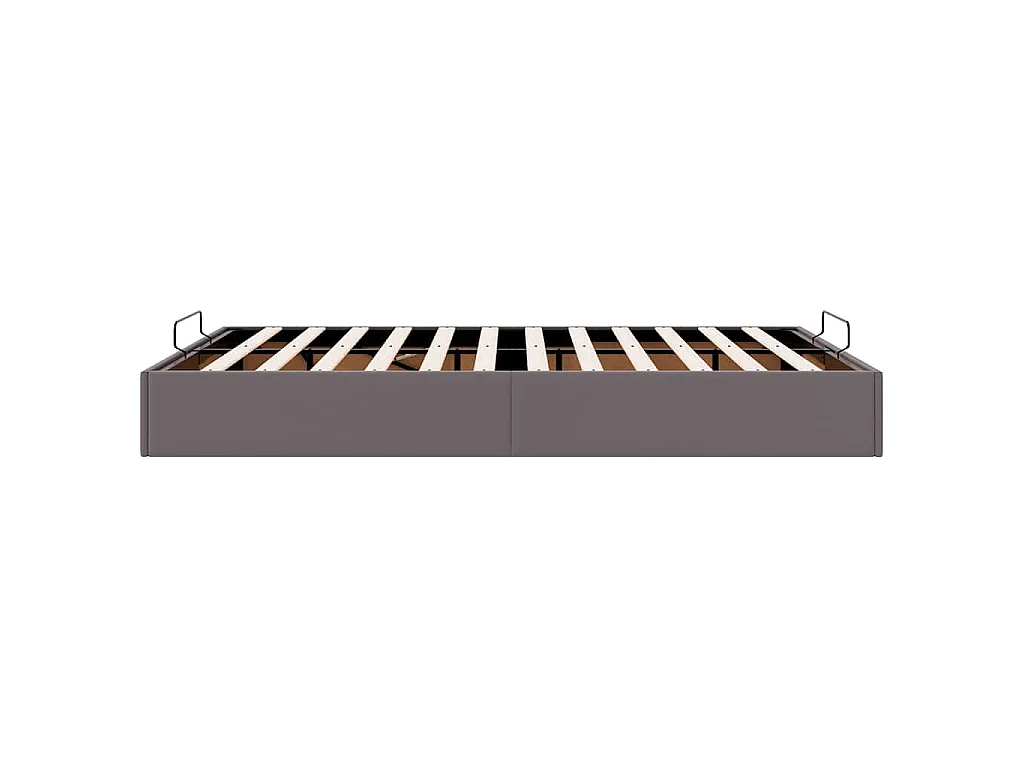 Struttura Letto Pouf senza Materasso 140x200 cm Similpelle