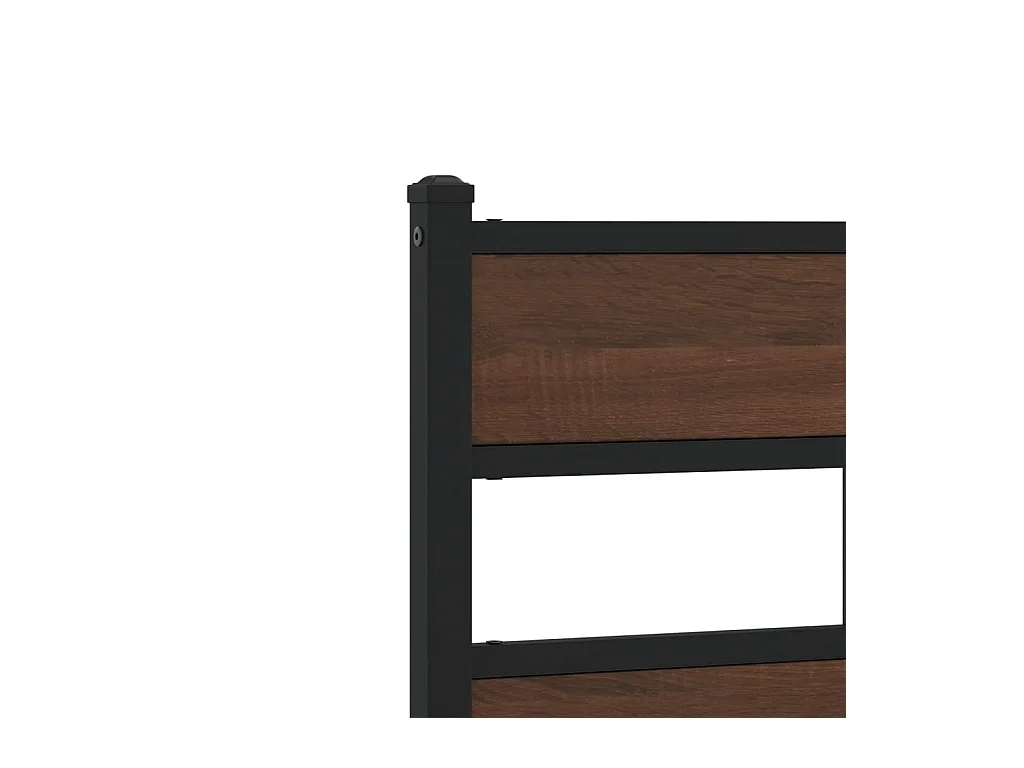 Cadre de lit sans matelas avec tête de lit 90x200 cm