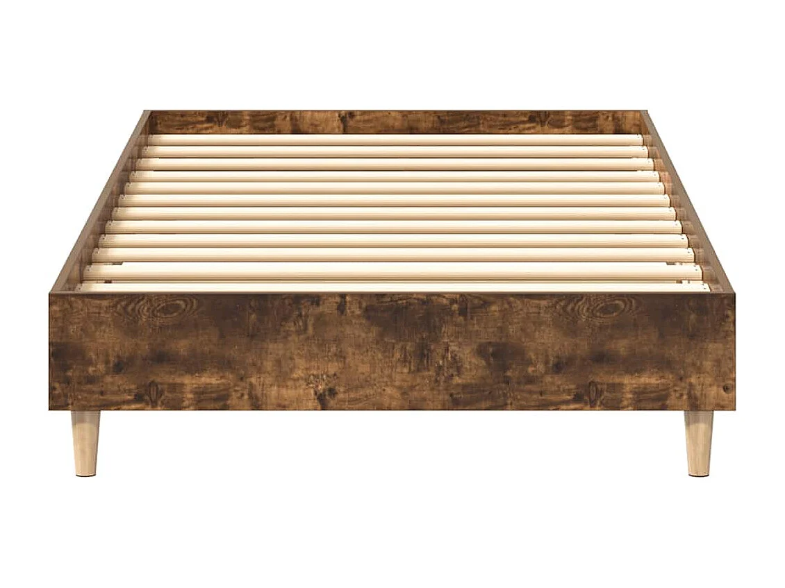 Bedframe zonder matras 100x200 cm spaanplaat gerookt eiken