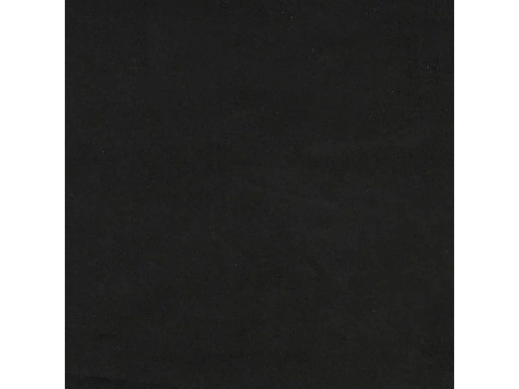 Cama tipo Box Spring con cabecera Negro 90 x 200 cm Terciopelo