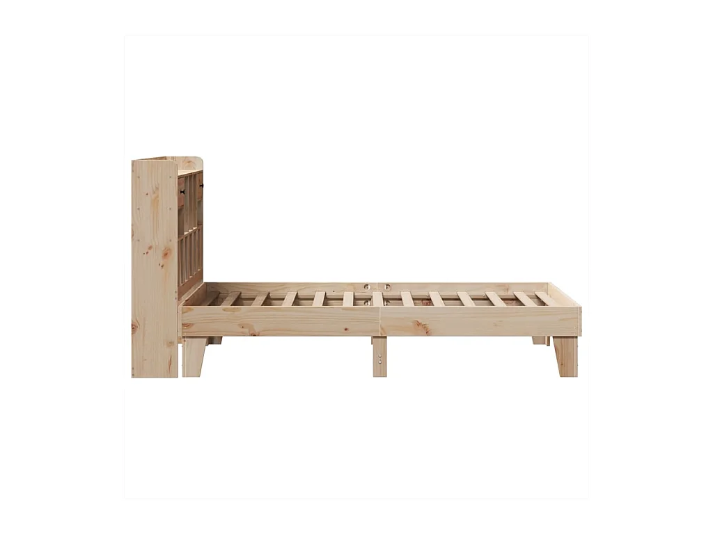 Massivholzbett ohne Matratze 100x200 cm Kiefernholz