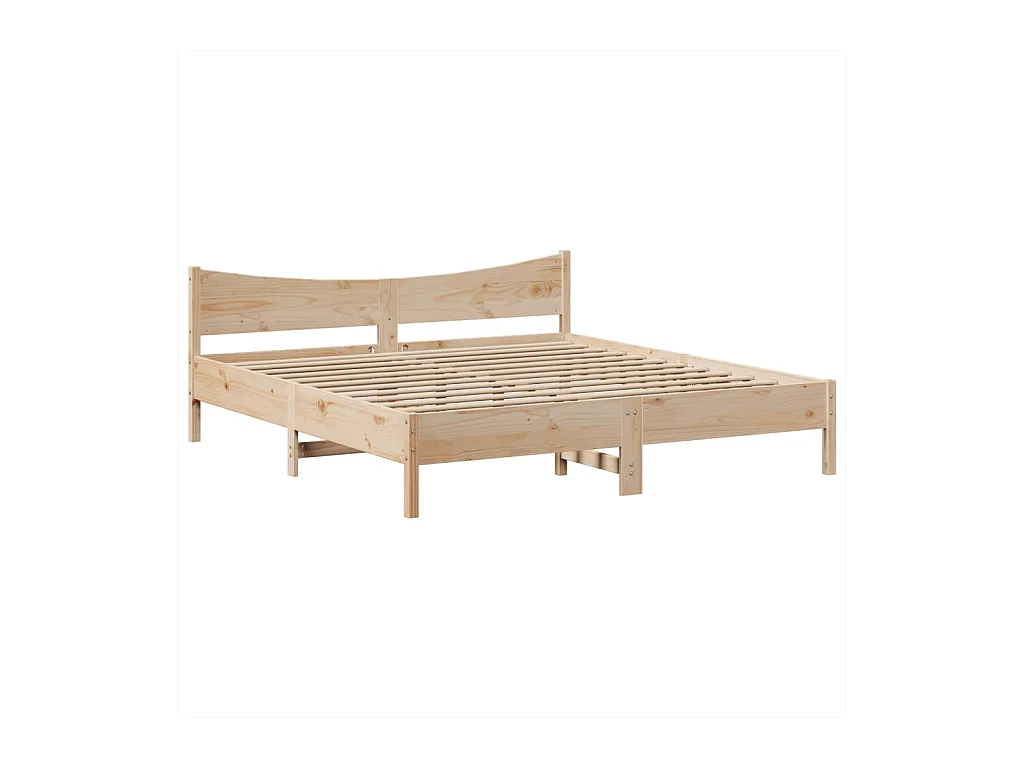 Bedframe zonder matras massief grenenhout 180x200 cm