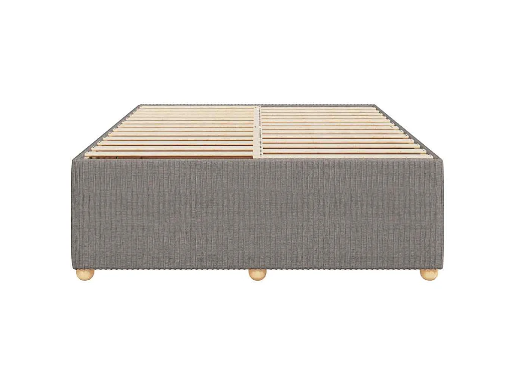 Bedframe zonder matras stof taupe 140x190 cm