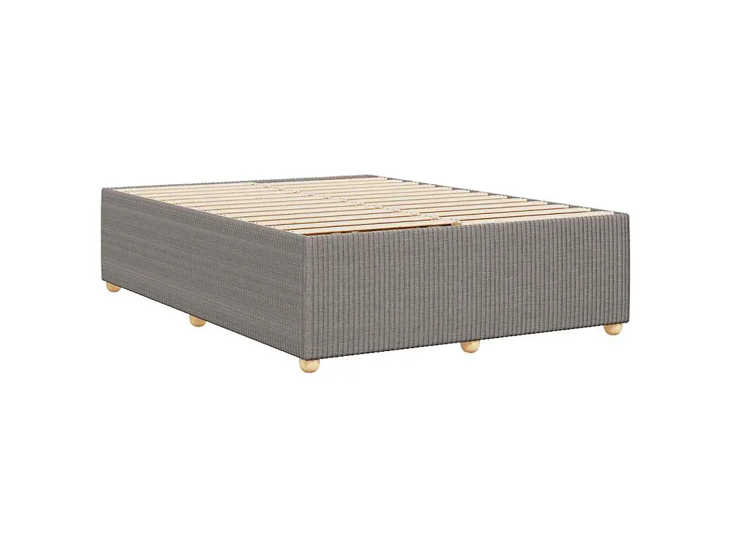 Bedframe zonder matras stof taupe 140x190 cm