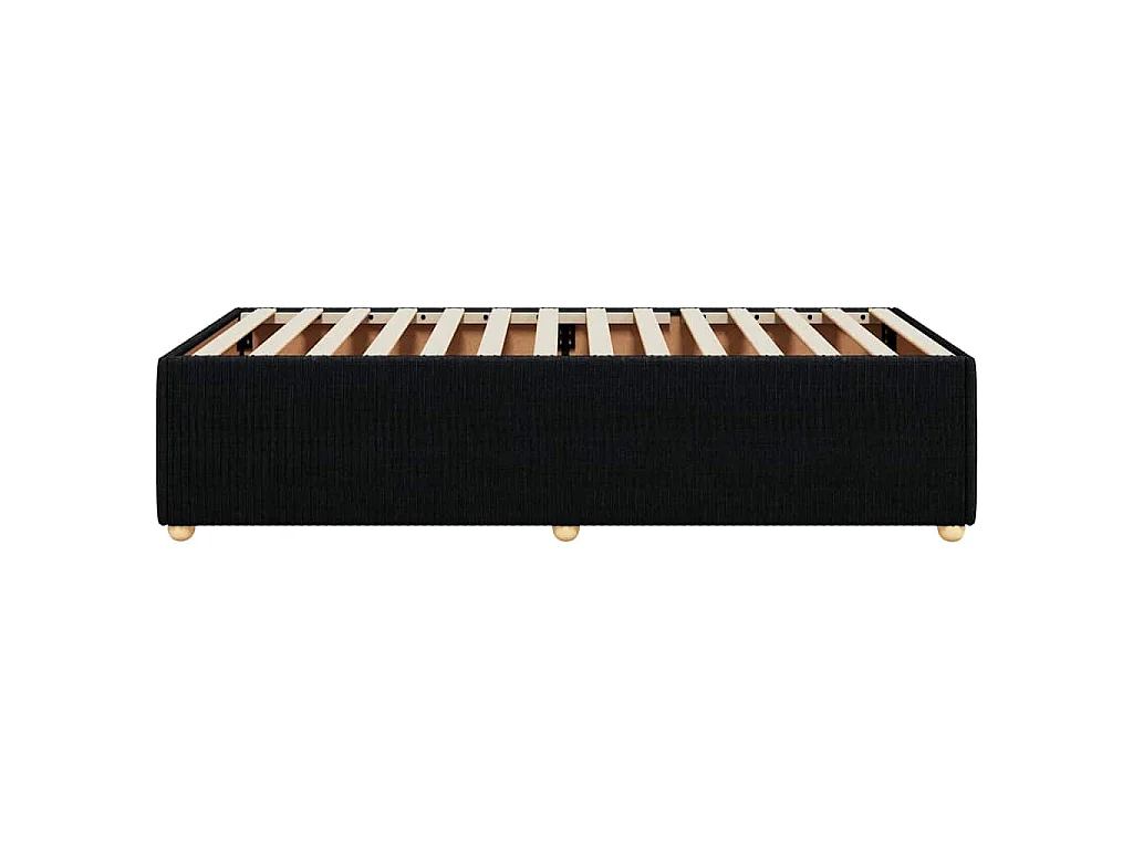 Bedframe zonder matras 100x200 cm stof zwart